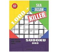 1,000 + Sea Jigsaw Killer Sudoku 8x8: Logic Puzzles Hard - Extreme Levels