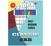 1,000 + Sudoku Classic 8x8: Logic Puzzles Easy - Medium Levels (Daily Sudoku)
