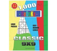 1,000 + Sudoku Classic 9x9: Logic Puzzles Easy - Medium Levels (Daily Sudoku)