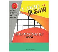 1,000 + Sudoku Jigsaw 6x6: Logic Puzzles Easy - Medium Levels (Jigsaw Sudoku)