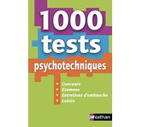 Elisabeth Simonin – 1000 Tests psychotechniques (Concours/examens/entretiens) – 2019
