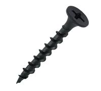 1 000 vis pour plaque de plâtre Easydrive, filetage grossier, tête évasée, noires 3,5 x 32mm