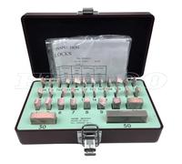 1.005-50mm 32 pièces/ensemble Grade 0 Inpsection bloc jauge mesure étrier outil ensemble(0 grade)