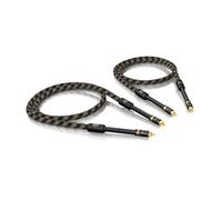 1,00m viablue NF-A7 Silver Quattro Rca Cable Rca 1,0m 1m (1Paar)