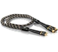 1,00m viablue NF-S1 Silver Quattro Cinch Sur XLR Pour Stéréo Câble 1,0m 1m (1Stk