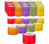 1.03 40 Colorlights WINTER - 40 bougies à chauffe-plat dans un mélange multicolore
