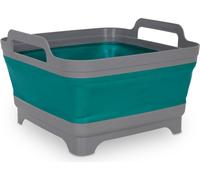 1.04 Bassin de rinçage pliable 10 litres - env. 30 x 30 x 20 cm - silicone Bassin de camping