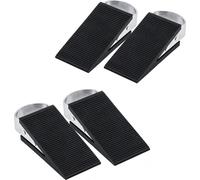1.04 Cale de porte set de 4 - cales antidérapantes recouvertes de caoutchouc - 12 cm chacune (set de 2x2)