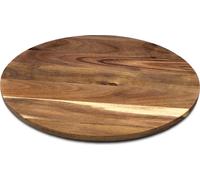 1.05 Plateau tournant en acacia LAZY SUZAN - ca. Ø 35 cm - Assiette de service en bois