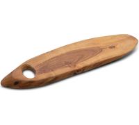 1.06 Plateau en bois d'acacia BAUMSCHEIBE avec trou de poignée - env. 60 x 22 cm - Plateau de service alimentaire