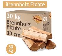 (1,07€/1kg) Bois de chauffage épicéa 30 kg bois 30 cm Poêle à bûches cheminée Bû