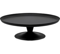 1.07 Plateau de table en noir - ca. Ø 23,5 cm - Etagere Deko Assiette sur pied