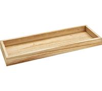 1.08 Plateau en bois avec bord élevé - env. 40 x 14 x 4 cm - Décoration en nature