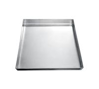 1,0mm Bac De Récupération En Inox 304, Plateau D'Égouttage Rectangulaire for Cuisine, Barbecue, Auto, Hauteur 2cm/5cm Bac De Protection Métal(60 * 30 * 5cm)