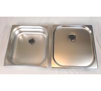 1 1/2" acier inoxydable double évier avec égouttoir T 200mm égouttoir évier 1.2