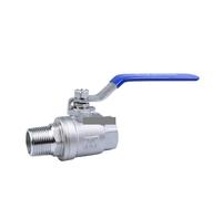 1-1/2“ BSP Female To Male Thread 304 Stainless Steel Ball Valve For Water Oil Gas YZWRWRMKTB