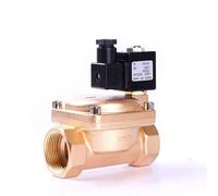 1-1/2" High Pressure Brass Solenoid Valve 0927 Series 220V 110V 24V 12V Normally Closed 1.6MPA Water Valve Air Valves(NPT_24VDC_NBR-SEAL)