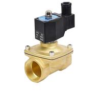1-1/2" IP65 Waterproof Normally Closed Solenoid Valve 220V 110V 24V 12V Brass Electric Solenoid Valve For Outdoor(BSP_24VDC_NBR-SEAL)