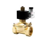 1-1/2" Normally Open Brass IP65 Waterproof Solenoid Valve DN40 Electric Switch Water Valves 220V 110V 24V 12V(G_12VDC)