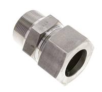 1 1/2'' NPT mâle x 38S Anneau de coupe droit en acier inoxydable 315 Bar DIN 2353