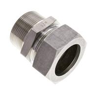 1 1/2'' NPT mâle x 42L Anneau de coupe droit en acier inoxydable 160 Bar DIN 2353