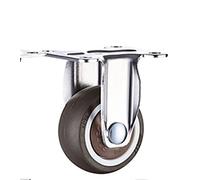 1 1.25 1.5 2 Inch Furniture Casters Wheels Swivel Castor Trolley Caster with Brake 1Pcs Casters(B,1.5 inch)