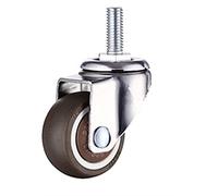 1 1.25 1.5 2 Inch Furniture Casters Wheels Swivel Castor Trolley Caster with Brake 1Pcs Casters(D,1.5 inch)