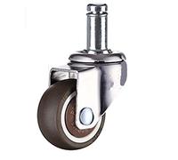1 1.25 1.5 2 Inch Furniture Casters Wheels Swivel Castor Trolley Caster with Brake 1Pcs Casters(F,2 inch)