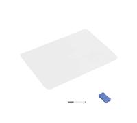 1. 1/3/6 PCS Small Blanc Double-côté Avec Eraser & Markers Portable Message Board Pour Home Bureau De Double Face Message D'écriture Pour L'école De