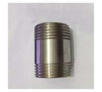 1-1/4" BSP Equal Male Thread Barrel Nipple 304 Stainless Pipe Fitting Connector Coupler water oil air