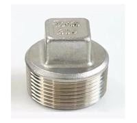 1.1/4"" BSP male Threaded Connection 304 stainless steel Pipe Fitting Countersunk Square Head Operating pressure 2.5 Mpa