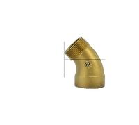 1-1/4" BSPP Female To Male Brass 45 Degree Elbow Pipe Fitting Coupler Connector Water Gas Oil