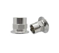 1-1/4" BSPT Female Stainless steel 2" Tri Clamp hexagonal adaptor TC Tri clamp Female parts