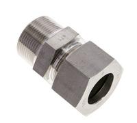 1 1/4'' NPT mâle x 30S Anneau de coupe droit en acier inoxydable 400 Bar DIN 2353