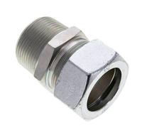 1 1/4'' NPT mâle x 35L Anneau de coupe droit en acier zingué 160 Bar DIN 2353