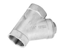 1-1/4DN32 PT Filetage 304 en Acier Inoxydable de Type Y pour Pompe à Filtre, Raccord de Tuyau de Vanne de Crépine, Filtre en Y à Filetage en Maille Double Couche pour Eau,
