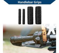 1 1/8" / 29mm 1 1/8" / 29mm Moto Kit de couverture poignées de guidon antidérapantes en caoutchouc pour moto scooter vélo ATV noir 1 kit