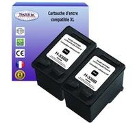 1+1 Cartouches compatibles avec HP Psc 1605, 1610, 1610v, 1610xi, 1613 remplace HP 338 (C8765EE) Noire 18ml -