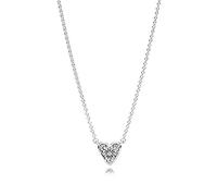 1: 1 Charme Coeurs lustrés du Collier Elegance Hearts of Winter
