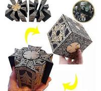 1:1 Hellraiser Cube Puzzle Box Mobile Lament Terror Film Serie Puzzle Box Cube Entierement Fonctionnel Pinhead Prop Modele Figure Jouet