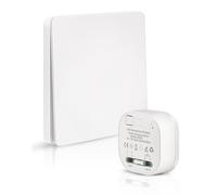 1+1 Interrupteur Sans Fil, Interrupteur Auto-générateur Mobile 433Mhz 220V Relais Mini récepteur Rf émetteur Radio Pour La Lumière(1Interrupteurs+1Récepteur)