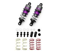 1/10 1 paire d'amortisseurs hydrauliques en métal pour voiture télécommandée RC Flat Racing Drift Car (67 mm) Violet