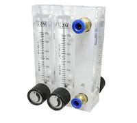 1-10 16-160 1,6-16 25-250 60-600 ml par minute LZM-6T Débitmètre d'eau liquide Rotamètre avec valve Tube à enfoncer 6/8/10/12 mm(12mm Push In,40-400ml Per Min)