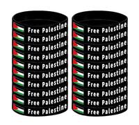 1/10/20/50 bracelets de la Palestine, Save Gazas Arabic Freedom for Palestiniens, bracelets réglables en caoutchouc de silicone (20 pièces)