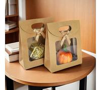 1/10/20 pièces Sacs d'emballage simples et élégants à rabat avec nœud papillon, transparents. Sacs cadeaux, décoration papillon, sacs d'emballage pour fleurs, sacs cadeaux à rabat, fenêtre adhésive tr