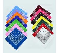 1/10/20 pièces vente chaude foulard Bandana Hip Hop mode bandeau cou écharpe sport chapeaux poignet enveloppes tête carré foulards 18