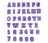 1/10/26 pièces Boutons décoratifs en plastique souple détachables, lettres et chiffres creux créatifs, convient pour les chaussures de jardin, les sacs et les accessoires A,B,C,D,E,F,G,H,I,J,K,L,M,N,O