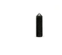1/10/50X M2 M2.5 M3 M4 M5 M6 M8 M10 M12 M16 Noir Grade 12.9 en Acier Hexagonal Douille À Bout Conique Boulon Conique Point Grub Vis De Réglage(25mm,10pcs M12)