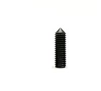 1/10/50X M2 M2.5 M3 M4 M5 M6 M8 M10 M12 M16 Noir Grade 12.9 en Acier Hexagonal Douille À Bout Conique Boulon Conique Point Grub Vis De Réglage(40mm,1pc M12)