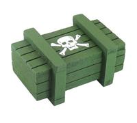 1/10 échelle RC Crawler Aiche de Voiture Boîte Accessoires décoratifs en Bois compatibles avec Les pièces Yikong et Trx6(Green C)